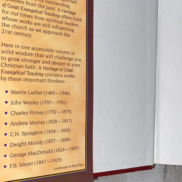 A Heritage of Great Evangelical Teaching large book - Picture 3 of 13